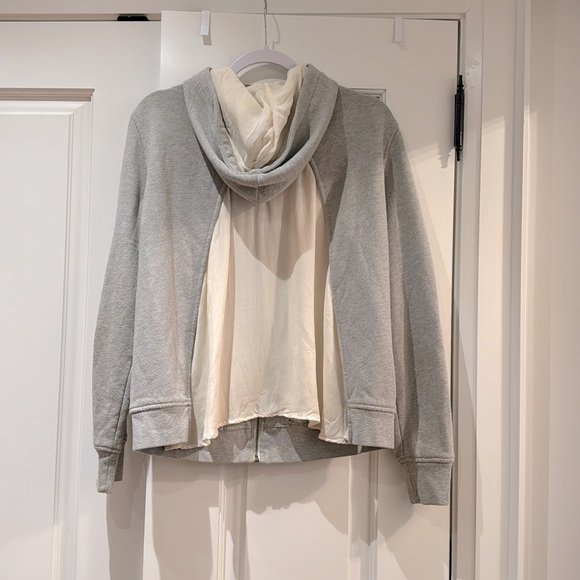 DRIFTER Hoodie with Silk Lining and Silk Drape Back - Size Small - Picture 2 of 2